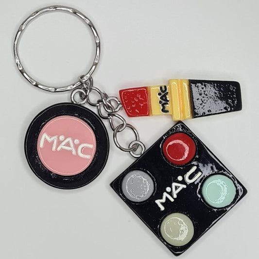 Handmade MAC makeup keyring/bag charm